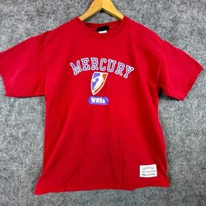 Phoenix Mercury T-Shirt Mens Large Red Cotton WNBA Basketball Team Pullover